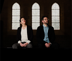 <p><strong>Carlo Gesualdo </strong>(1566-1613)<br />
<em>Quatrième Livre de madrigaux</em> – 10&prime;</p>
<ol start="8">
<li>Sparge la morte al mio signor nel viso</li>
<li>Io tacerò, ma nel silenzio mio</li>
</ol>
<p><strong>Toshio Hosokawa</strong> (1955-)<br />
<em>Cloudscapes &#8211; Moon Night</em>, pour deux accordéons spatialisés – 11&prime;</p>
<p><strong>Carlo Gesualdo</strong> (1566-1613)<br />
<em>Cinquième Livre de madrigaux – </em>14&prime;</p>
<ol start="19">
<li>O tenebroso giorno</li>
<li>Mercè!, grido piangendo</li>
<li>Asciugate i begli occhi</li>
<li>T’amo, mia vita</li>
</ol>
<p><strong>Théo Mérigeau </strong>(1987-)<br />
<em>XAMP Variations, </em>pièce pour duo d&rsquo;accordéons, création mondiale – 8&prime;</p>
<p><strong>Claudio Monteverdi </strong>(1567-1643)<br />
<em>Sixième Livre de madrigaux – </em>15&prime;</p>
<ol start="6">
<li>Ohimè il bel viso, SV 112</li>
<li>Misero Alceo, SV 114</li>
<li>Zefiro torna e&rsquo;l bel tempo rimena, SV 108</li>
</ol>
<p><strong>Victor Ibarra </strong>(1978-) – 12&prime;<br />
<em>A/gnôsis </em>pour deux accordéons microtonals</p>
<p><strong>Claudio Monteverdi </strong>(1567-1643)<br />
<em>Septième Livre de madrigaux</em> – 5&prime;</p>
<ol start="22">
<li>Al lume delle stelle, SV 138</li>
</ol>
<p><em>Huitième Livre de madrigaux</em> – 4&prime;</p>
<ol start="16">
<li>Dolcissimo uscignolo, SV 16</li>
</ol>
